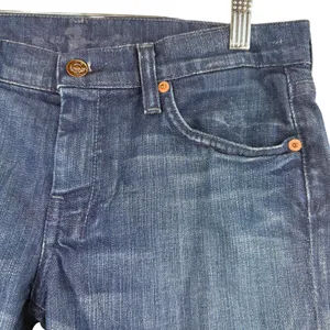 7 For All Mankind Women's Dojo Capri Jeans Size 28 thumbnail 3
