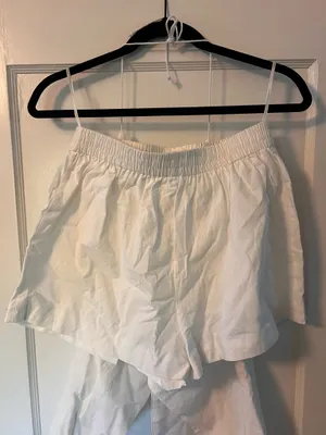 Cider Matching Two-Piece White Set thumbnail 5