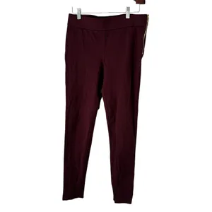 Ann Taylor Burgundy Pants Size 6 Career Work Office Side Zip‎ thumbnail 8