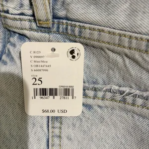 Free People We the Free Women Light Wash Blue Denim Jean Shorts 25 Festival New thumbnail 8