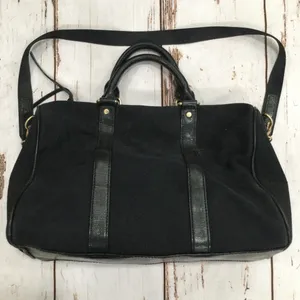 Victoria'S Secret Black Canvas Bag thumbnail 2