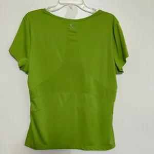 Tek Gear XL Lime Green Athletic Running Workout Performance Top thumbnail 2