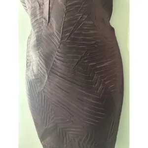 Ali Ro Women Dress Size 6 Plum‎ Textured Sheath Sleeveless Knee Length thumbnail 4