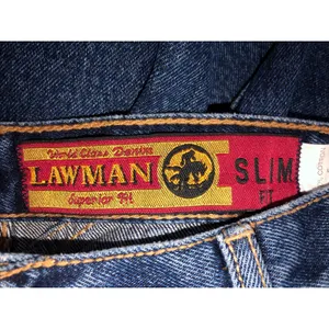 Lawman Jeans Size 5 Blue Western World Class Denim Jeans 5 90s Slim Vintage thumbnail 6