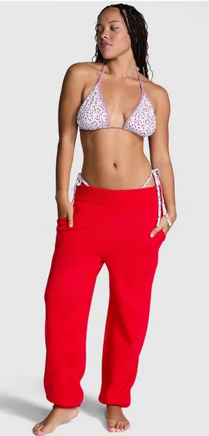 Frankie’s bikinis knit jogger pant thumbnail 1
