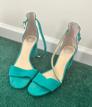 Teal Heels Vince Camuto thumbnail 1