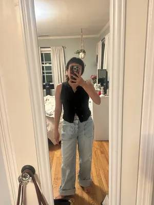 Free People We The Free Palmer Cuffed Jeans thumbnail 5