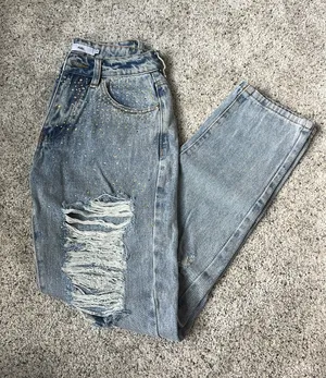 Adika Rhinestone Jeans thumbnail 1