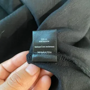 ASTR The Label Black Linen Blend Midi Dress Sleeveless Button thumbnail 5