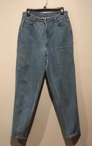 P.S. Gitano Vintage 80s Light Wash High Waisted Jeans thumbnail 1