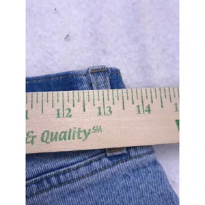 Abercrombie & Fitch‎ The Dad High Rise Jeans Womens 27/4R Blue Cross Over Denim thumbnail 4