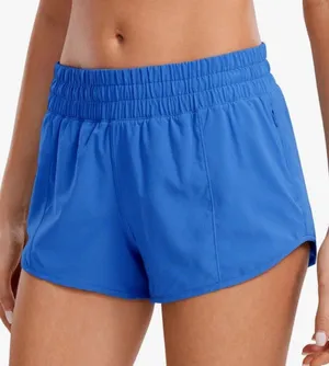 CRZ Yoga Blue athletic shorts thumbnail 1