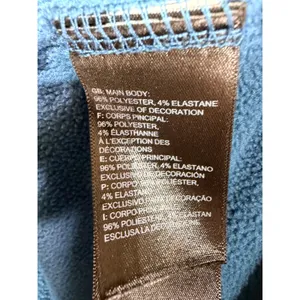 The North Face Blue Canyonlands 1/4 Zip Asymetric Fleece Pullover Top XXL Yoga thumbnail 5