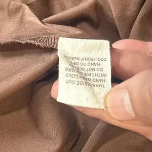 by the RiverTiered Puff-Sleeve Midi Dress in Warm Brown size S thumbnail 9