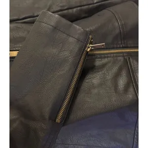 Universal Threads Women's Moto Faux Leather Jacket Black, Size Xsmall thumbnail 6