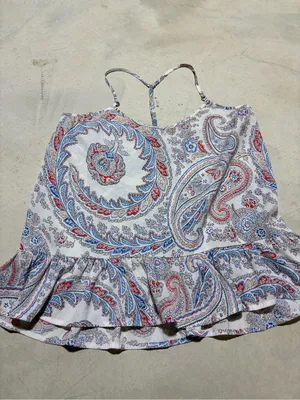 Abercrombie & fitch Paisley Print Spaghetti Strap Tank small thumbnail 2