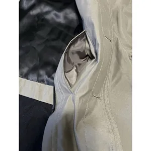 Lauren Ralph Lauren‎ Khaki Classic Belted Trench Coat Overcoat Size 40L City thumbnail 7