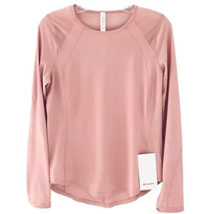 Lululemon Sculpt Long Sleeve Pink Pastel Size 6 UV Protection thumbnail 3