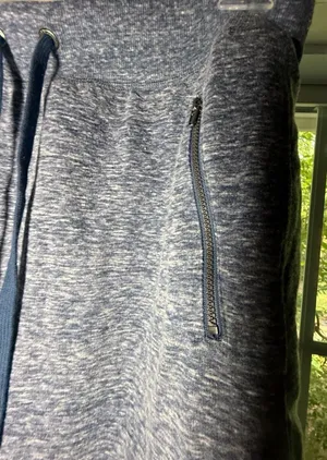 Green Tea Women's Heathered Blue Athletic Skort with Zip Pocket thumbnail 2