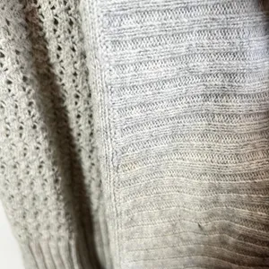 Anthropologie Moth Cardigan Sz Small‎ Grey Knitted Open Front thumbnail 4