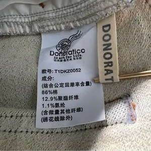 Donoratico Embroidered Jeans Womens M Blue Skinny Stretch Floral Graphic Artsy thumbnail 7