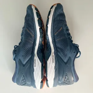 Asics Gel-Kayano 24 Running Sneakers Shoes Blue Orange T799N Women 9 thumbnail 5
