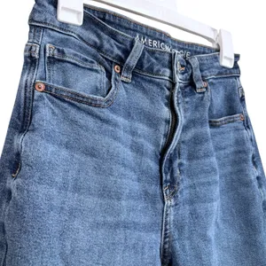 American Eagle Blue Jeans Stretch Denim Size 6 Long Women's thumbnail 3