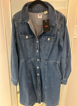 Levi’s Otto Western Denim Dress thumbnail 4