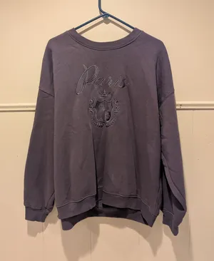State Of Mine Dark Gray Paris Sweatshirt thumbnail 1