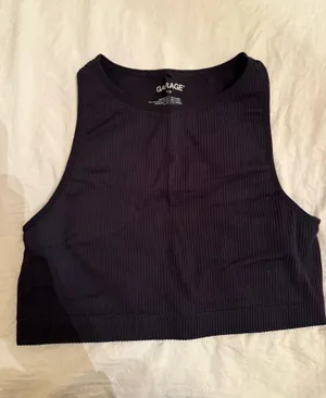 Garage Halter Crop Top thumbnail 1