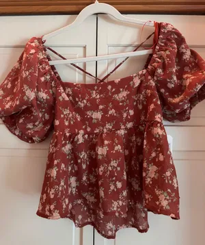 Baby Doll Top Floral thumbnail 1