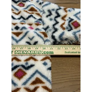 Eddie Bauer‎ 1/4 Zip Fleece Jacket Women Size Medium Aztec Country Preppy Fluffy thumbnail 5