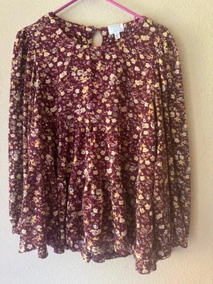 women's floral shirt thumbnail 3