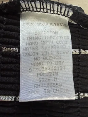 New Era Black and White Striped‎ Bralette thumbnail 6