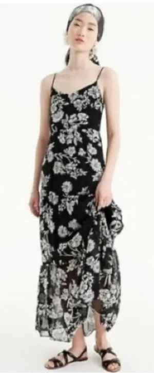 J. Crew Floral Maxi Dress thumbnail 1