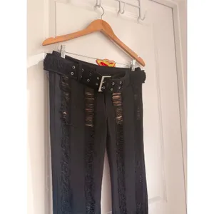 I.AM.GIA Kasmir Distressed Jeans W/ Belt Small Punk Goth LA‎ Streetwear thumbnail 4