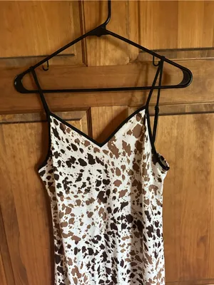 Anthropologie sincerely Jules Leopard- animal Print Maxi Dress Size Medium thumbnail 3