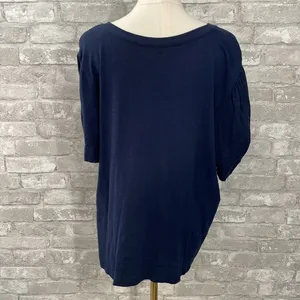 Maurices Blue Twist Puff Sleeve Tee thumbnail 5