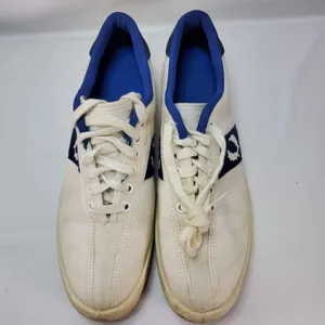 Vintage 70s Womens US 9 Fred Perry White Canvas‎ Low Trainer Shoes Sneakers Box thumbnail 7