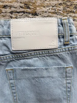 One Teaspoon Light Wash wide Leg Jeans thumbnail 6