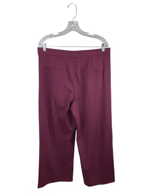 NEW Halara Flex DayStretch High Waisted Pocket Work Flare Pants Size XL Mahogany thumbnail 4