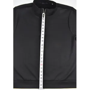 Elie Tahari Womens XL Black Quarter Zip Pullover Sweatshirt Mock Neck Top thumbnail 6