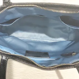 COACH Black STRIPE‎ STITCHED NYLON TOTE—E1276- F17668 thumbnail 4