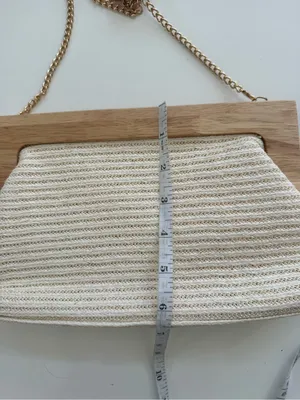 NWT Haute Hippie Woven Chain Strap Clutch thumbnail 6