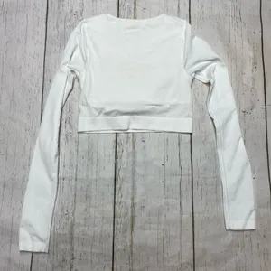 Lululemon Ebb to Street Cropped Ribbed Long Sleeve Shirt thumbnail 7