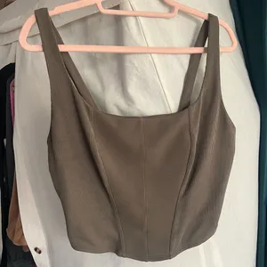 Victorias Secret Knit Corset Tank Top thumbnail 3