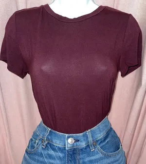 American Eagle | Burgundy Bodysuit thumbnail 1