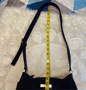 Vintage Strada Navy Blue Purse Handbag Crossbody Several Compartments thumbnail 5