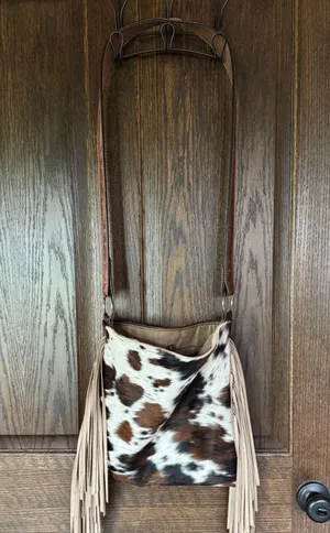 Cowhide Purse Brown thumbnail 1