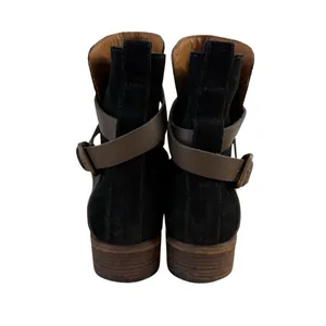 See by Chloe Janis Black Suede Ankle Boots Sz 37 EU 7 US thumbnail 4